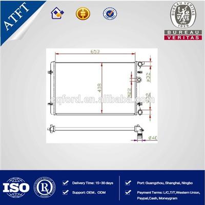 Manual Transmission Engine Spare Parts For Audi MT Auminium Radiator