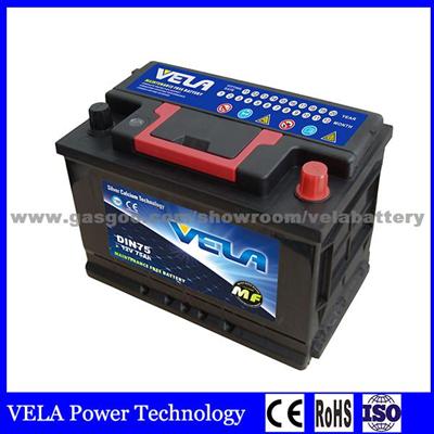 MFDIN75/DIN75MF/MF57535/57535MF MFDIN75 Low Self Discharge 12v75ah Lead Acid Car Battery 12v MFDIN75
