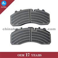 Semi-Metallic DAF Truck Front Brake Pad OEM 299 2348