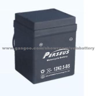 Top Selling VELA Rechargable 12v 2.5ah Motorcycle Lead Acid Battery