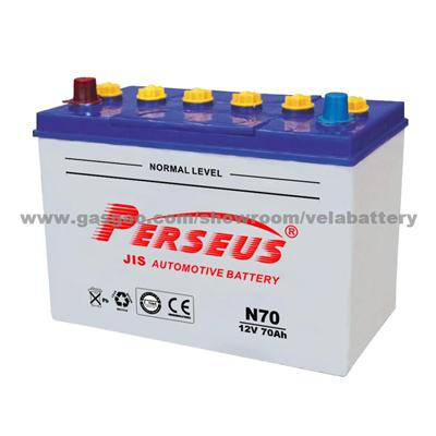 Car Battery For JIS N70 12v70Ah High Quality 65D31R Japan Car Battery Korean Car Battery