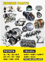 Toyota Hiace Engine Parts 2y/ 3y/ 4y/ 2l/ 2l2/ 2lt/ 3l/ 5l/ 1rz/ 2rz/ 3rz/ 1kd/ 2kd/ 1tr/ 2tr