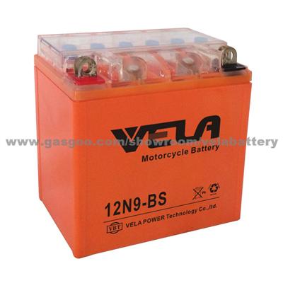Popular Trype Gel Motorcycle Battery 12N9-BS