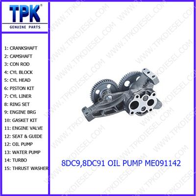 4M40,4M40-TC,4M41,4M41-T1,4M42,4M50T,4M51 Engine Parts Oil Pump