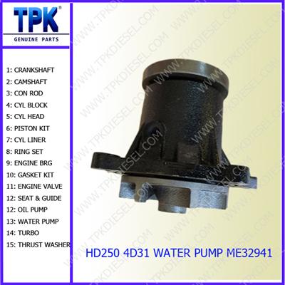 HD250 HD400 HD450 Excavator 4D31 WATER PUMP ME32941