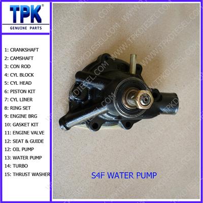 Forklift Engine Parts S4S Water Pump 34545-10017