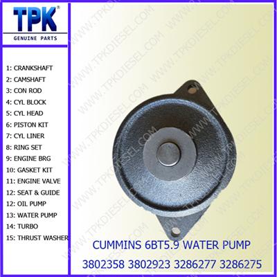 ISX ISX15 QSX QSX15 WATER PUMP 4089908 4089910 4089158