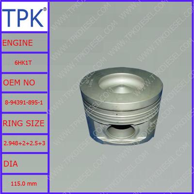 Isuzu 6HK1T engine piston 8-94391-895-1, ( 8-98023-526-1 )