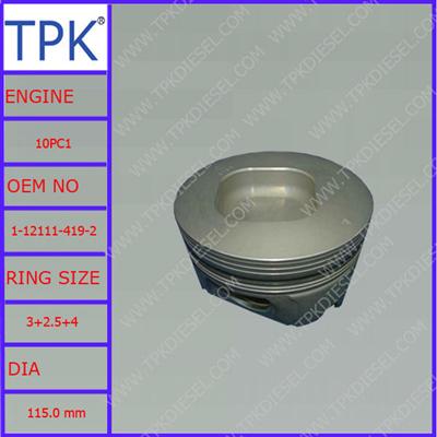 Isuzu 8PC1 diesel piston,10PC1 engine piston,12PC1 piston kit,1-12111-419-2 1-12111-800-0