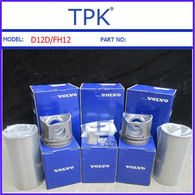 Volvo D12D engine parts, engne rebuild kit, repair kit, piston
