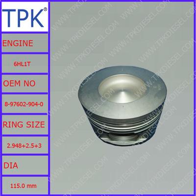 Isuzu 6HL1T engine parts piston, diesel parts