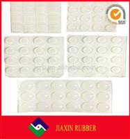 
3M adhesive silicone rubber bumper pads OEM manufacturer clear silicone pads silicone furniture pads for cabinets
