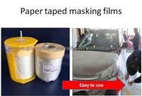 Pre-Taped Masking Film For Auto Painting