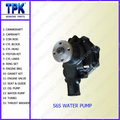 Forklift Engine Parts S6S WATER PUMP 32B45-10031