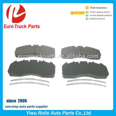 OEM WVA29219 Heavy Duty European Tractor Brake System Volvo Truck Brake Pads With Non-asbestos