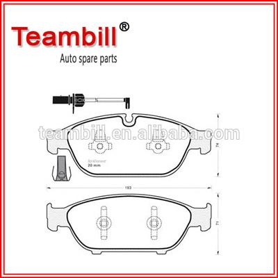 China car disc brake pad for AUDI A6 AVANT ,A8 ,A7 QUATTRO spare parts 4H0698151D , 4H0 698 151D