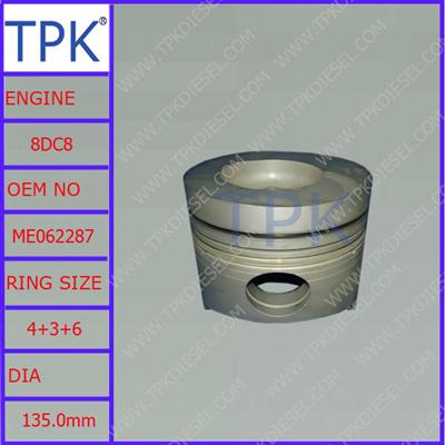 Mitsubishi 8DC8 engine piston, 31217-67106