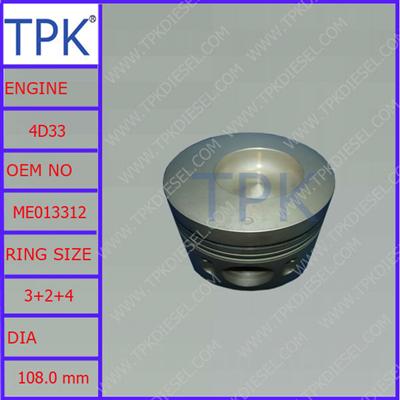 Mitsubishi 4D33 engine piston, ME013312