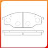 04465-26080 GDB351 Auto Accessories Car Brake Pad D438 FROM CHINA