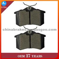 E Mark Low-Metallic Rear Disc Brake Pad FMIS D340