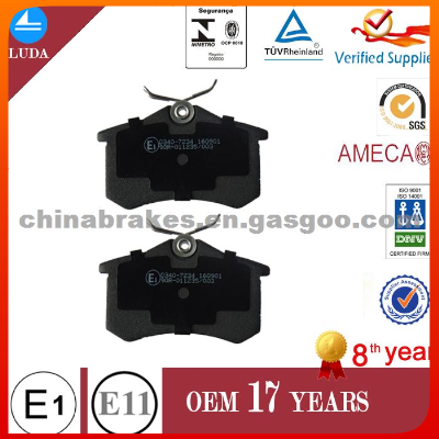 E Mark Ceramic Rear Disc Brake Pad FMIS D340