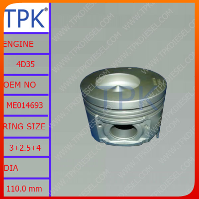 Mitsubishi 4D35T diesel piston,ME014693