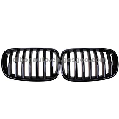 BMW 2008-2015 X6 E71 Grille（Black) OEM 51137305590