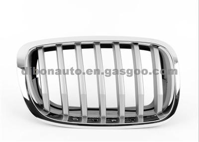 BMW 2008-2015 X6 E71 Grille（Gray) OEM 51137307600