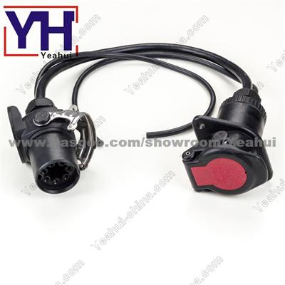 7pin 24V ISO7638 trailer cable