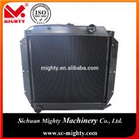 CHINA all aluminum painted black radiator for ZIL truck 133Gya-1301010