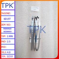 ME999929 ME999954, For Mitsubishi 6D15T Piston Ring