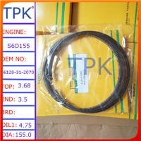 6128-31-2070 6128-31-2060 for Komatsu S6D155 piston ring, SA6D155 piston ring