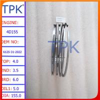 Komatsu S4D155-4 Piston Ring 6125-31-2022 6125-31-2021 6128-31-2032