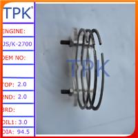 PISTON RING FOR KIA JS, K2700, K-2700,PREGIO K4Z0-11-SC0 K480-23-206