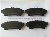 D1391 Front Semi-Metallic Brake Pads For TOYOTA