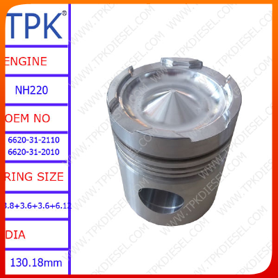 CHINA NH220 ENGINE PISTON KIT 6620-31-2110 6620-31-2010