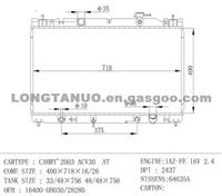 Auto Parts Radiator For CAMRY'2003 ACV30 DIM：400*718*16/26 OEM: 16400-0H030/28280 AT