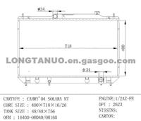 Auto Parts Radiator For CAMRY'04 SOLARA DIM：400*718*16/26 OEM: 16400-0H040/0H160 DPI 2623 MT