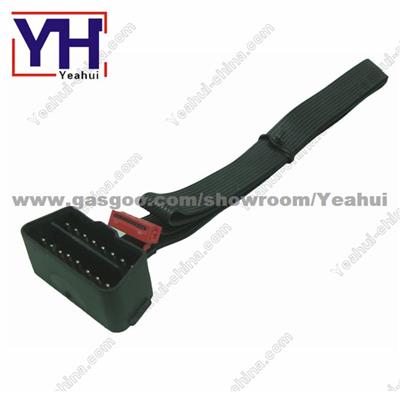 J1962 obd2 connector to IDC 10Pin red housing