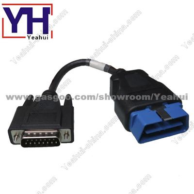 DB15 pin connector to OBDII 16Pin male connector