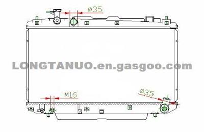Auto Parts Radiator For RAV4/ACA'2003 DIM：375*718*16 OEM: 16400-22120/21/30 MT