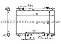 Auto Parts Radiator For LEXUS'95-99 RX300 DIM：450*718*16 OEM:16400-28220/240 AT