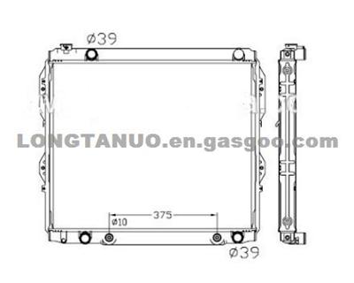 Auto Parts Radiator For LEXUS TUNDRA DIM：550*698*26/32 OEM:16400-0F020 AT