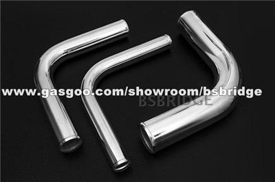 Universal Aluminum Pipe For Turbo Intercooler Length 600mm 90 Degree Intercooler Pipe