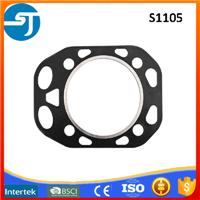 Changzhou S1105 diesel engine cylinder head gasket material