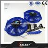 auto parts 10" inch Universal Slim Fan Push Pull blue Electric Radiator Cooling 12V Mount Kit BU Radiator Fan