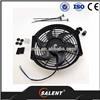 BLACK high quality Universal Slim Fan Push Pull Electric Radiator Cooling 12V Mount Kit Radiator Fan