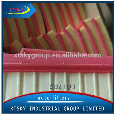 China supplier high performance auto air filter factory FA1785