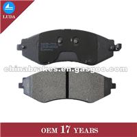 Ceramic Semi-Metallic Low-Metallic NAO Brake Pad D1035