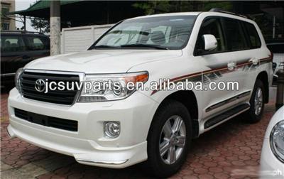 PP gray primer 2012 up LC200 body kit for Toyota Land Cruiser 200 body styling including front lip and rear lip